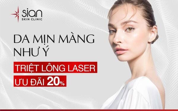 Triệt lông laser chất lượng cao - Thẩm mỹ SIAN