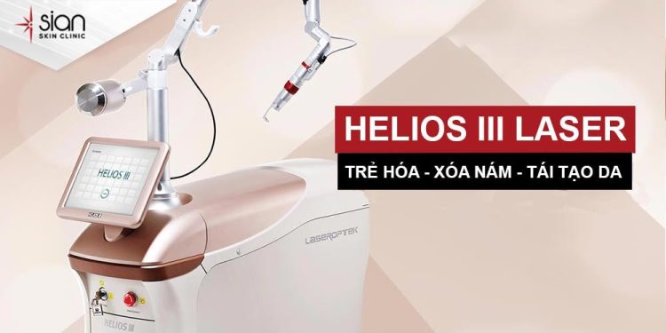 Trẻ hóa da tại phòng khám SIAN với công nghệ Laser Helios 3 không xâm lấn